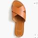 J. Crew Shoes | J.Crew - Cypress Slides (Brown Leather) | Color: Brown/Tan | Size: 6