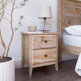 Grain Wood Furniture Greenport 2 Drawer Nightstand Wood in Brown/Gray/Green | 24.75 H x 20 W x 16 D in | Wayfair GP0416