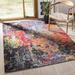 Blue/Orange 108 x 0.45 in Indoor Area Rug - Langley Street® Hertzler Abstract Area Rug | 108 W x 0.45 D in | Wayfair