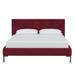 AllModern Rand Velvet Bed Upholstered/Metal in Brown | 37 H x 60 W x 83 D in | Wayfair 633F7207593547F0959A945755F9E747