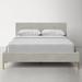 AllModern Rand Velvet Bed Upholstered/Polyester in Brown | 37 H x 66 W x 88 D in | Wayfair 6DA331746B564159A61DD71861013E39