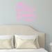 Trinx Decorative Wall Decal Vinyl in Pink | 13 H x 14 W in | Wayfair 40DC049B15CD4DE2B397EE1CD6C3611D