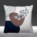 ULLI HOME Lupita Mid-Century Indoor/Outdoor Throw Pillow Polyester/Polyfill blend | 20 H x 20 W x 5.25 D in | Wayfair Lupita_Nude_Square_20x20