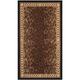 Brown 30 x 0.25 in Area Rug - House of Hampton® Altman Animal Print Hand Knotted Wool Black/Area Rug Wool | 30 W x 0.25 D in | Wayfair