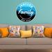 East Urban Home Peel & Stick Wall Decal Vinyl in Blue/Black | 24 H x 24 W in | Wayfair 1DF4EAAFEB854EDBA5A2AB14D2B69F4A