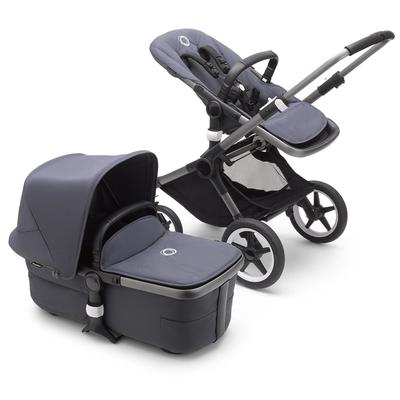 Bugaboo Fox3 Complete Stroller (One Box) - Graphite / Stormy Blue / Stormy Blue