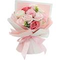 Künstliche Seifenblume, Badeseife, Rosenblüte, duftende Seife, Blumenstrauß für Mutter, Valentinstag, Party, Hochzeit, Dekoration, Rosa