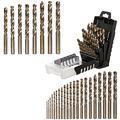 Owl Tools Cobalt Drill Bit Set - 29 Piece M35 Cobalt Drill Bits with Storage Case - Perfect Drill Bits for Metal, Hardened & Stainless Steel, Cast Iron, and More!