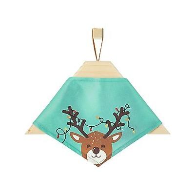 Frisco Peekaboo Reindeer Dog & Cat Bandana, Medium/Large