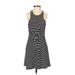 American Eagle Outfitters Casual Dress - A-Line Scoop Neck Sleeveless: Black Print Dresses - Women's Size X-Small