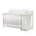 Princeton Elite Panel Crib & Changer in White - Sorelle Furniture 1205R-W