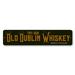 Lizton Sign Shop, Inc Old Dublin Whiskey Aluminum Sign Metal in Brown/Gray/Green | 4 H x 18 W x 0.04 D in | Wayfair 1675-A418