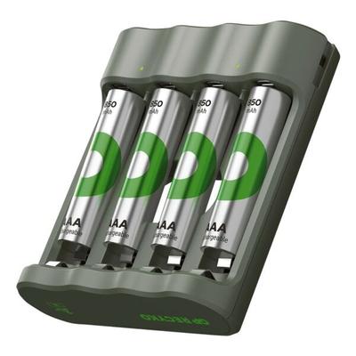 GP Batteries USB-Ladegerät »GP B421« inkl. 4 Akkus Micro AAA 850 mAh