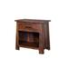 Porter Designs Kalispell Traditional Solid Sheesham Wood 1 Drawer Nightstand, Harvest