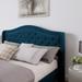Queen Size Velvet Upholstered Platform Tufted Bed Frame with 6 inch Metal Legs by Morden Fort