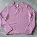 J. Crew Sweaters | J. Crew Wool V-Neck Pullover Sweater G23 | Color: Pink/Purple | Size: L