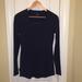 Athleta Tops | Athleta Navy Blue Long Sleeve | Size S | Color: Blue | Size: S