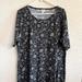 Lularoe Dresses | Julia Dress | Color: Black/Blue | Size: 3x