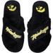 Women's FOCO Iowa Hawkeyes Script Cross Slide Slippers