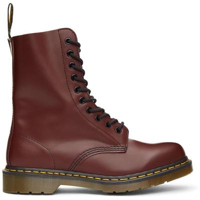 Red 1490 Boots - Red - Dr. Marte...