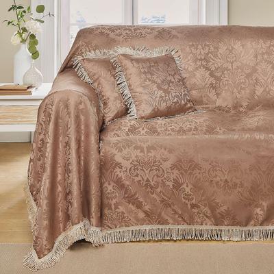 4 Seater Sofa Cover And 2 Cushions Burgundy