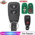 EllYECU-Télécommande de voiture Smart Key Fob 2 + 1 3 boutons 433MHz Hyundai 4 3 son Santa Fe