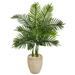 3.5' Areca Palm Artificial Tree in Sand Colored Planter (Real Touch) - 12.5"
