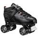 Roller Derby STR Seven Herren Rollschuhe, Schwarz/Grau, 8