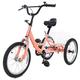 RANZIX 16 Inch Children Tricycle -Child Trike,Kid 3-Wheel Bike W/Shopping Basket Cargo Single Speed Bicycle Bike Trike