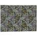 KAVKA DESIGNS Squill Office Mat by Becky Bailey in Gray/Green | 0.08 H x 84 W x 60 D in | Wayfair MWOMT-17302-5X7-BBA8288