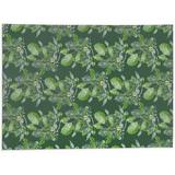 KAVKA DESIGNS Spotted Laurel Office Mat by Becky Bailey in Green/White | 0.08 H x 60 W x 36 D in | Wayfair MWOMT-17304-3X5-BBA8290