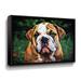 Red Barrel Studio® British Bulldog Puppy Pout by Aldridge - Graphic Art on Canvas Canvas, Cotton in Brown | 14 H x 2.7 W x 2 D in | Wayfair