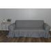 Eider & Ivory™ Eider Box Cushion Sofa Slipcover Cotton in Gray | 41 H x 96 W x 38 D in | Wayfair 0CD95EDB776B4BC88DAC7E7EDFF860FE