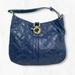 J. Crew Bags | J. Crew Quincy Quilted Leather Hobo | Color: Blue | Size: 15" X 1" X 12"; 6" Handle Drop