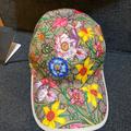 Gucci Accessories | Gucci Baseball Cap Gg Floral Coated Hat Size L | Color: Gray | Size: Os