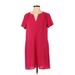 Lush Casual Dress - Shift: Pink Print Dresses - Women's Size Small