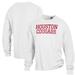 Men's ComfortWash White Houston Cougars Stack Garment Dyed Long Sleeve T-Shirt