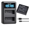 Batterie DMW-BLG10E DMW-BLG10 avec chargeur pour Panasonic DMW BLE9 BLG10 BLG10E Lumix TZ90 TZ100