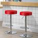 Gymax 4PCS Adjustable Swivel Bar Stool PU Leather Kitchen Counter Bar - See Details