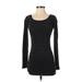 Express Casual Dress: Black Print Dresses - Women's Size X-Small