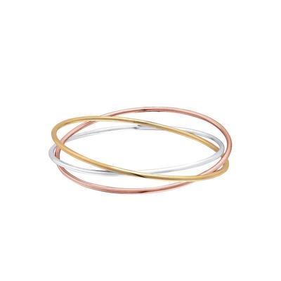 Elli PREMIUM Armreif Dreifach Triple Verschlungen 925 Silber 20 Damen Image