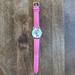 Disney Accessories | Disney Minnie Mouse Pink Leather Band Watch New | Color: Pink | Size: See Measurement Photo