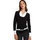 Morgan Women's Pull FINE JAUGE Manches Longues 212-MFLO Pullover Sweater, Black, Large
