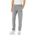 PUMA Men's Essential Logo Sweat Pants Sweatpants, Medium Gray Heather, 4X-Large