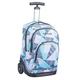TOTEM | Ergonomic Trolley School Bag | Large Rolling Kids Backpack with Wheels and Pullout Handle | T-ROLL Sugar & Spice | Blue