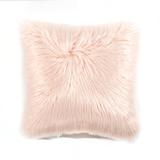 Lush Decor Mongolian Luca Faux Fur Decorative Pillow Cover