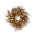 Cape Gooseberry Wreath 20"D Twig/Fabric