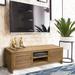 Chic Teak Solid Wood TV Stand for TVs up to 65" Wood in Brown | Wayfair HJ565