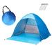 Neat Market Pop Up 2 Person Tent Aluminum in Blue | 65 H x 59 W x 43 D in | Wayfair S-BEACH-TENT-BLUE