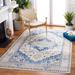 Blue/White 63 x 0.31 in Indoor Area Rug - Langley Street® Evart 851 Area Rug In Ivory/Blue | 63 W x 0.31 D in | Wayfair